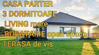 CASA PARTER cu 3 DORMITOARE si un LIVING mare. PRET ACTUALIZAT