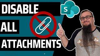 How To Disable Attachments In A SharePoint List