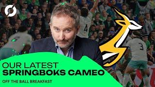 'They're using Ger to sell tickets!' | OTB's latest cameo in the Springboks media