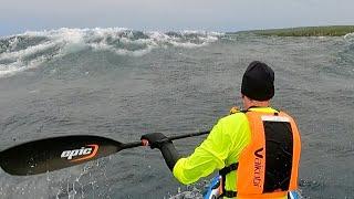 Vega Arc first paddle: big and fast conditions