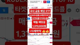 국내 고배당 ETF 1년에 15% 라고??