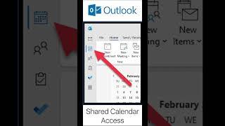 Outlook Help | How to Share Your Calendar in Outlook #Shorts