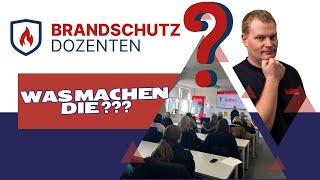 Was machen eigentlich die Brandschutzdozenten? #Brandschutzdozenten