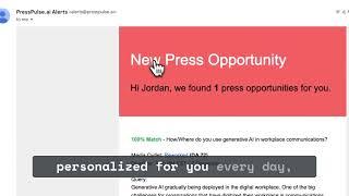 PressPulse.ai | Get Press Mentions with5-minutes a day.