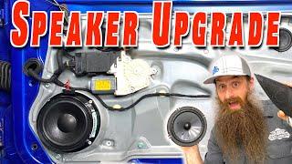 How To Replace and Upgrade Car Speakers (Remove Rivets, Custom Mounts)