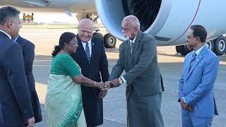 Arrival of President of India