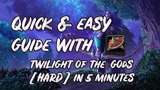 How to finish Warcraft 3 [TWILIGHT OF THE GODS] on HARD in 5 minutes /w Goblin Land mines