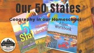 Our 50 States - Curriculum Review - Homeschool Geography Program Best, Roadschool, RV Homeschool