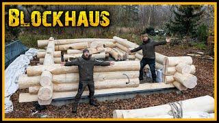 Es geht los - Wir bauen unser Blockhaus! [Part 1] - Naturstammhaus Blockhütte