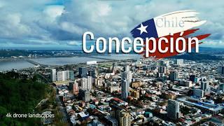 Concepción desde un dron (4K cinematic footage)