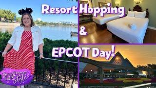 Arriving at Port Orleans French Quarter | RESORT HOPPING & EPCOT DAY at Disney World