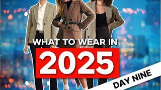 Outfit Ideas With A CHECK BLAZER For 2025 | **DAY NINE **