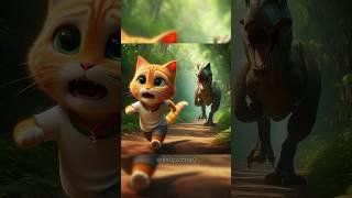 Kitten saw a real dream || #cat #cartoon #shortsfeed #shorts #short #viralshort #trending