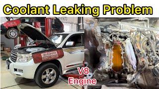 V8 Engine Coolant leaking Problem