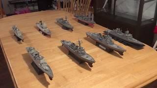 Modern 1/350 Scale Guided Missile Destroyers