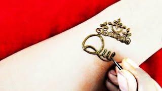 Trending "Queen" tattoo [Henna tattoo]|| stylish tattoo designs|| most beautiful and easy tattoo