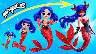 Miraculous Ladybug Mermaid Grows Up! DIY For LOL OMG