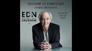 Maxime Le Forestier - Résumé du concert Soirée Brassens (ED&N, Sausheim - 2023)