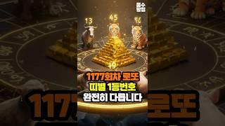 띠별 1등 번호, 이번주 완전히 다릅니다. 지금 확인하세요.