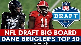 UPDATED 2025 NFL Draft Big Board From The Athletic’s Dane Brugler Before The 2025 NFL Combine