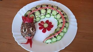 The most amazing dish for the New Year. Snake is the symbol of the year 2025. Guess what dish!