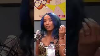 Sasha Banks Vince McMahon Impression!! |#sashabanks #shorts #legitbossedup