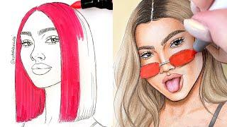 ODDLY SATISFYING ART VIDEOS  Part 8 | Natalia Madej Compliation