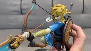 #Zelda #BOTW #First4Figures Link 10” PVC Painted Exclusive Collectors Edition Unboxing