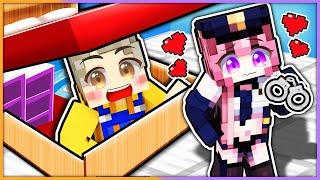 ベッドの下に秘密の隠れ家を作って悪い警察官から逃げろ！【 マイクラ / まいくら / Minecraft 】