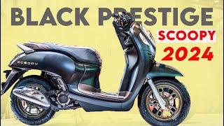 MAKIN KEREN ‼️ REVIEW NEW SCOOPY BLACK PRESTIGE 2024 ️ GARANSI RANGKA 5 TAHUN + 