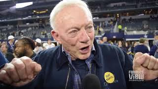 Jerry Jones speaks on his grandson's epic comeback win for Highland Park