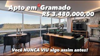 Você NUNCA VIU algo assim! Apartamento de alto padrão em Gramado!