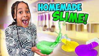 Cali Makes Homemade Slime!!