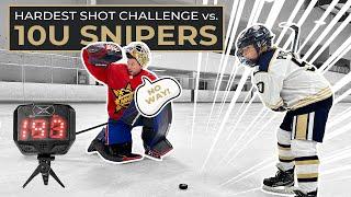 Hardest Shot Challenge vs. 10U Snipers