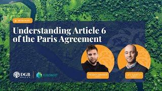 Webinar: Understanding Article 6 of the Paris Agreement