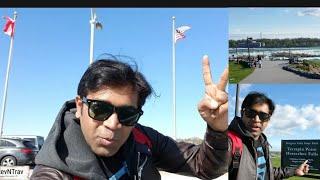 Canada to USA on foot| American Side Niagara Falls