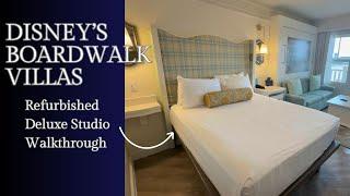 Disney's Boardwalk Villas Room Tour | Refurbished Deluxe Studio Walkthrough