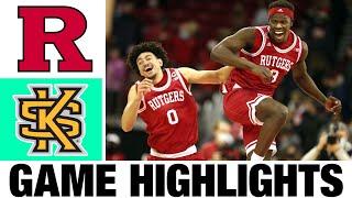 #24 Rutgers vs Kennesaw State Highlights | NCAA Men's Basketball | 2024 College Basketball