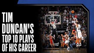 Tim Duncan's Top 10 Plays of His Career