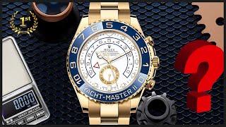 Сколько весят и стоят золотые часы Rolex Yacht-Master II 116688?