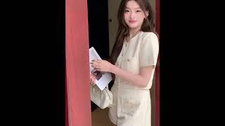 [에이진] 여름 트위드 숏팬츠 세트  #ootd #fashion #여름코디 #하객 #하객룩 #결혼식 #러블리 #패션 #데일리룩 #트위드자켓 #반바지 #올드머니 #쿠팡추천