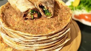 Bu tarifle herkes evde lahmacun yapabilirEn ince detayına kadar Lahmacun yapımı 