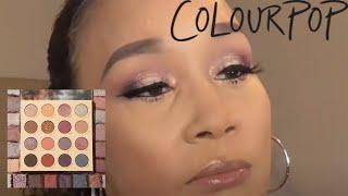 ColourPop Lust For Dusk Eyeshadow Tutorial | EASY Glam Eyeshadow Look LOST FOOTAGE!!!!