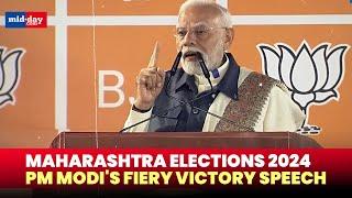 Maharashtra election results 2024: Watch PM Modi's speech post Mahayuti's win