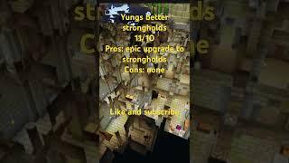 Mod review: yungs better strongholds #minecraft #minecraftgameplay #gaming #minecraftgamers