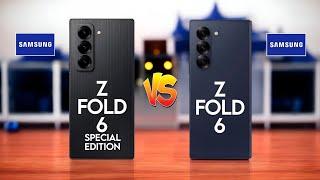 Samsung Galaxy Z Fold 6 Special Edition vs  Samsung Galaxy Z Fold 6