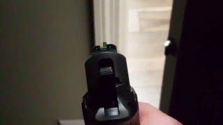 Sig Sauer Legion P226 X-ray Sights in the dark