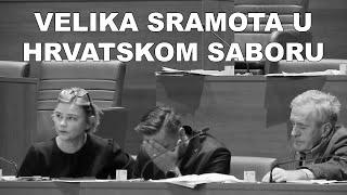 MOŽE LI HDZ NIŽE PASTI? Kujundžić se rasplakao, oporba žestoko napala HDZ - VELIKA SRAMOTA U SABORU