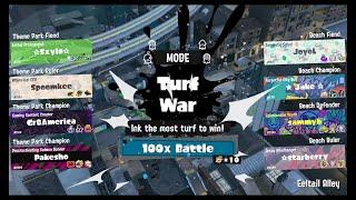 Splatoon 3 - Summer Nights 2024 Splatfest: Palace Vs. Theme Park Vs. Beach - Day 1 Pro Battles