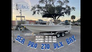 The perfect small family boat! Sea Pro 210 walkthrough!